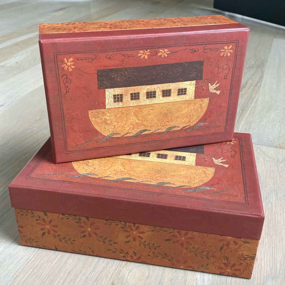 Set of 2 Rectangular Bob's Boxes - NWOT